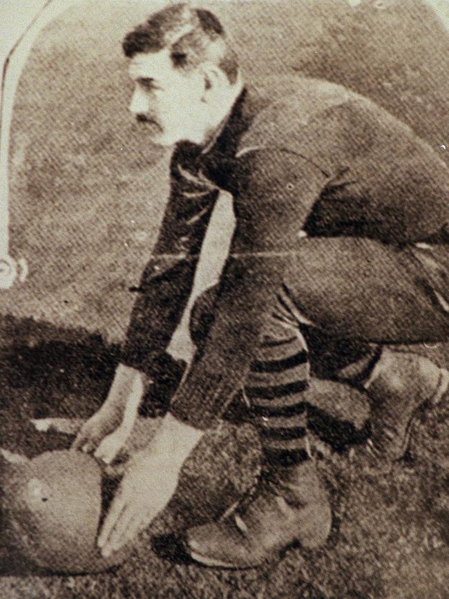 Essendon legend Albert Thurgood.