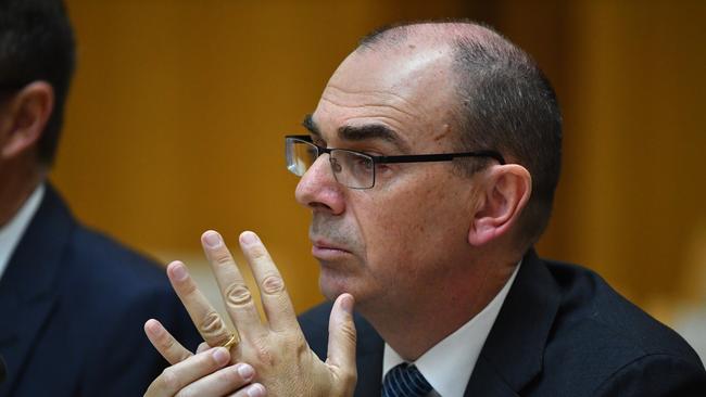 Australian Prudential Regulation Authority (APRA) chairman Wayne Byres. Picture: AAP Image/Mick Tsikas