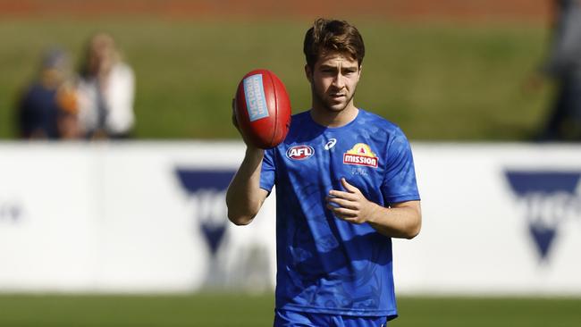 Substitute Rhylee West sat on the bench for the Crows clash, but could have made an impact. Picture: Getty Images.