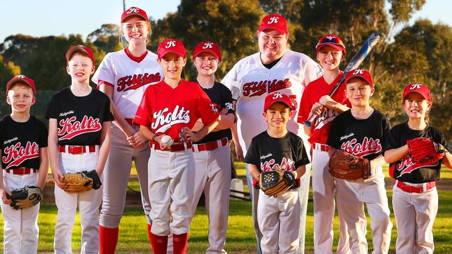 Kellyville Kolts Baseball Club are preparing for the start of their Orange Blossom League. Pictures: Phil Rogers