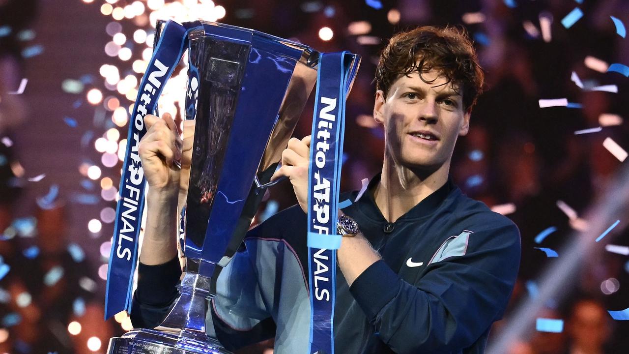 Sinner joins Djokovic, Federer in record books as statement ATP title win caps off ‘legendary’ season