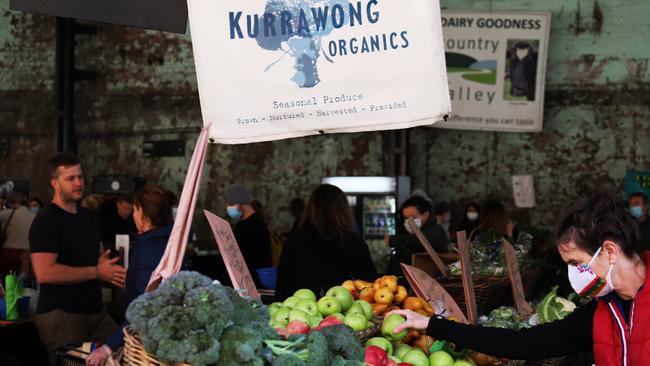 Fresh produce from Kurrwong Organics. Picture: Jenifer Jagielski