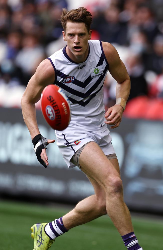 Matt Taberner’s time at the Dockers is over after he was delisted. Picture: Michael Klein