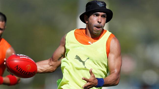 Eddie Betts at Carlton’s pre-season training camp at Maroochydore Sports Complex. Picture: Michael Willson/AFL Photos