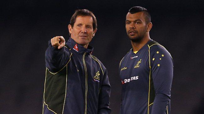 Robbie Deans and Kurtley Beale