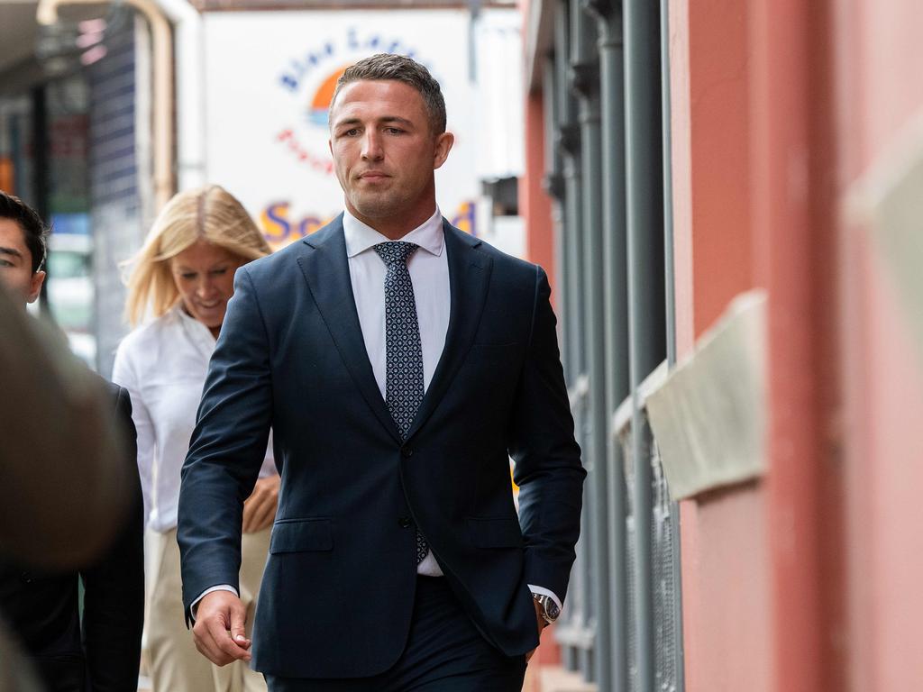 Sam Burgess was found guilty of intimidation. Picture: NCA NewsWire/Bianca De Marchi