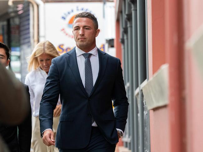 Sam Burgess has been found guilty of intimidation. Picture: NCA NewsWire/Bianca De Marchi