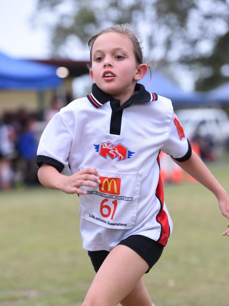 Flashback: Hayleigh Kennedy running like the wind as an U9 athlete.