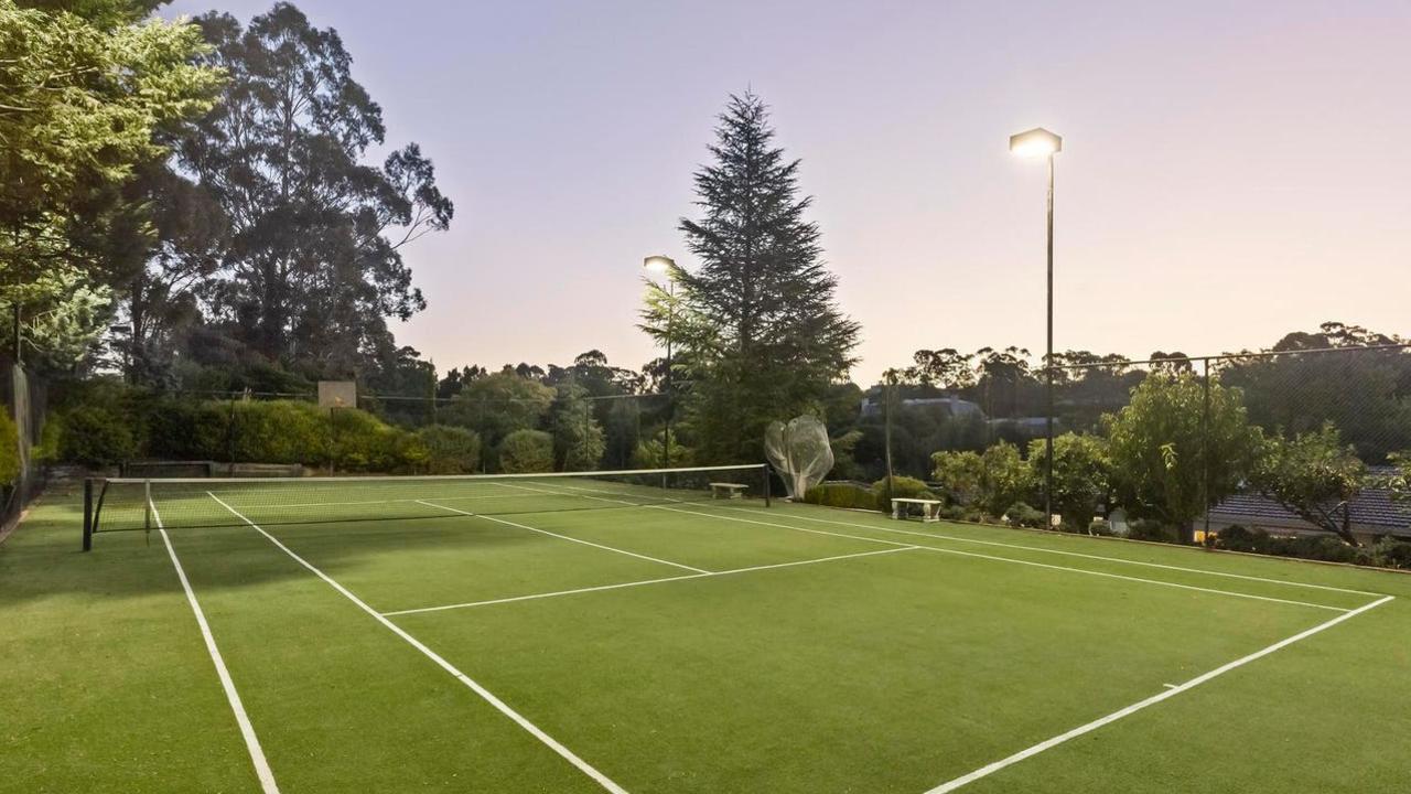 336 Church Rd, Templestowe was for sale with a $3.5m-$3.8m price guide, with its own tennis court, another popular home feature according to the realestate.com.au list.