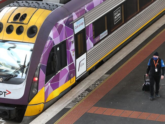 The Gippsland train line was also closed from November 24 to December 10 last year. Picture: David Crosling