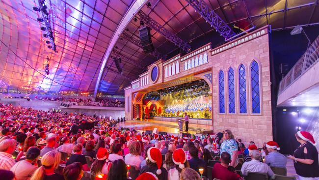 There will be 10,000 people at the Sidney Myer Music Bowl for this year’s Carols. Picture: Valeriu Campan