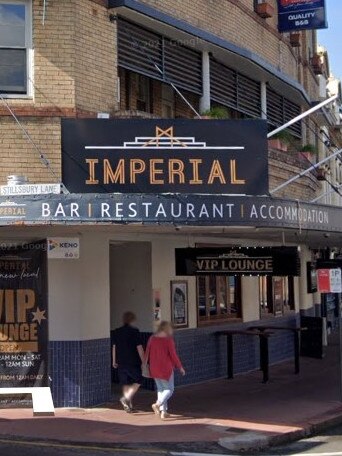 Murphy continued the night at the Imperial Hotel, Maitland before he and the woman went back to a friends unit. Google Maps