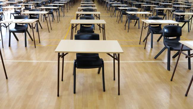 VCE students will physically sit exams this year.