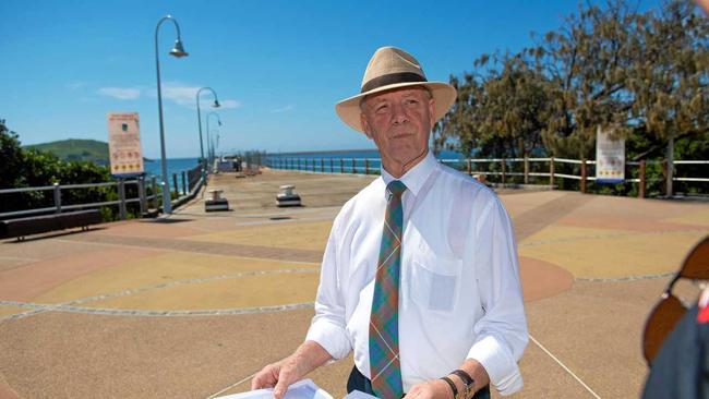 Member for Coffs Harbour Andrew Fraser releases the draft plan that will guide the State Government in developing the Jetty Foreshores. Picture: TREVOR VEALE