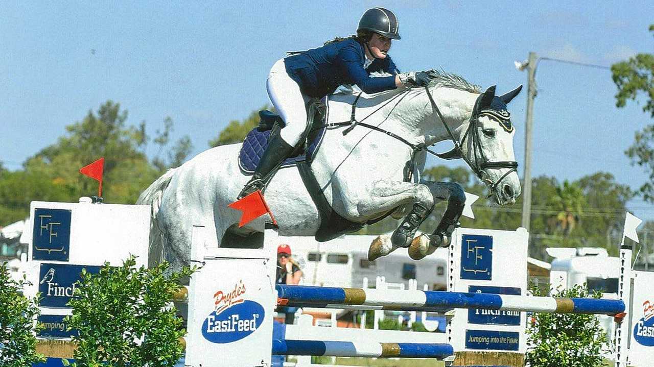 GOOD FORM: TACAPS student Tara Wilkinson guides Harmony Hills Fabio over a jump. Wilkinson be part of the Queensland team competing at next month's Australian Interschool Championships. Picture: Contributed