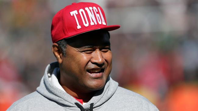 Former Wallaby and current Tonga coach Toutai Kefu is recovering after being stabbed by intruders at his Brisbane home. Picture: AFP