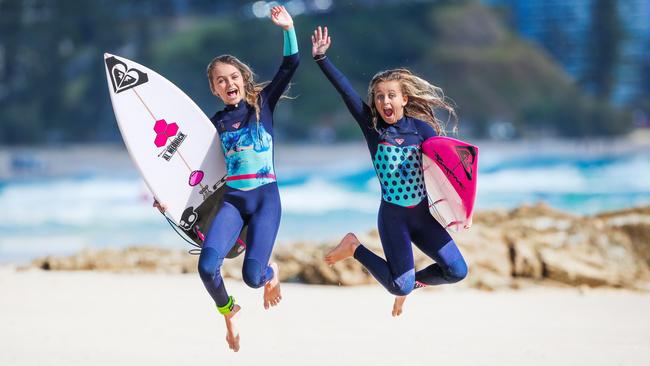 Zahlia and Shyla Short, pictured back in 2018. Picture: NIGEL HALLETT