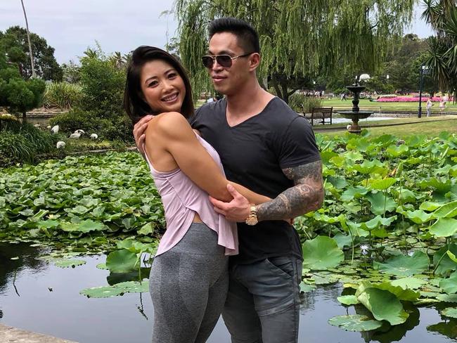 Hoang Anh Le (left) and husband Julian Lee.