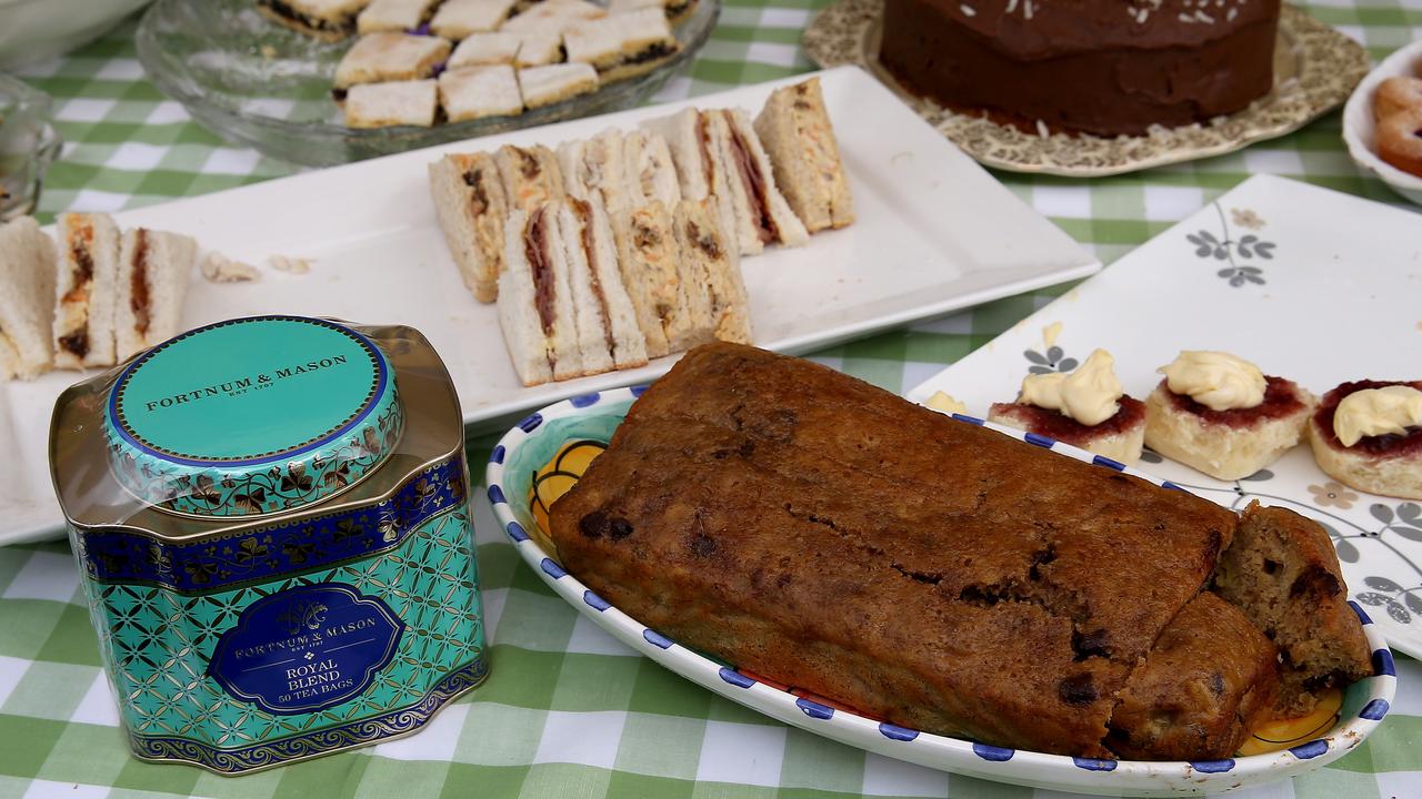 The Banana bread Meghan baked for a royal tea at the Woodley farm near Dubbo. Picture: Toby Zerna