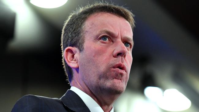 Education Minister Dan Tehan has called another review into free speech at universities. Picture: AAP Image/Mick Tsikas