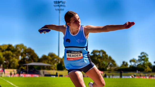 Annisha Reader (NSW) from western Sydney, the Girraween Little Athletics Centre