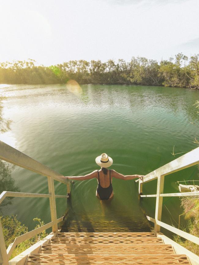 One of the springs in Witjira National Park.