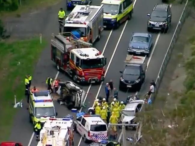 Sheldon Car Crash. Picture: Brisbane Incident Alerts