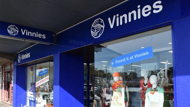 There are bout 650 Vinnies op shops around Australia supporting the St Vincent de Paul Society’s charitable services. Picture: Jason Sammon.