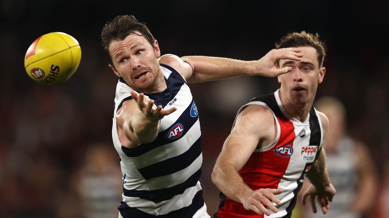 Patrick Dangerfield will miss another week with injury. Picture: Michael Klein