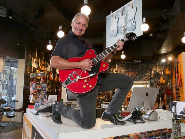 Richard Berkman is helping people turn into rock stars. Picture: Adam Ward