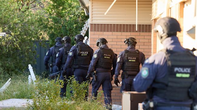 Police in Moree doing search warrants and checking bail conditions.