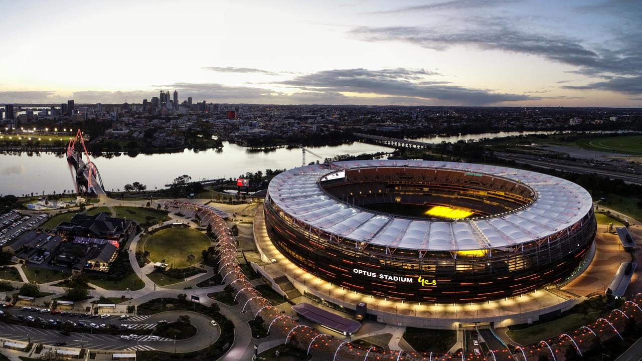 The home of football - for this week only. Photo by Dylan Burns/AFL Photos via Getty Images.