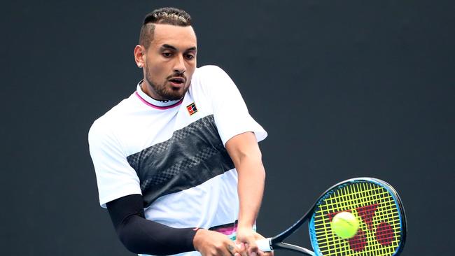 Nick Kyrgios has been snubbed from Australia’s Davis Cup team. Picture: Getty