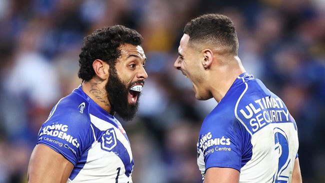 The Bulldogs produced a stunning upset over the Eels, with Josh Addo-Carr roaring back into State of Origin contention. Picture: Getty Images.