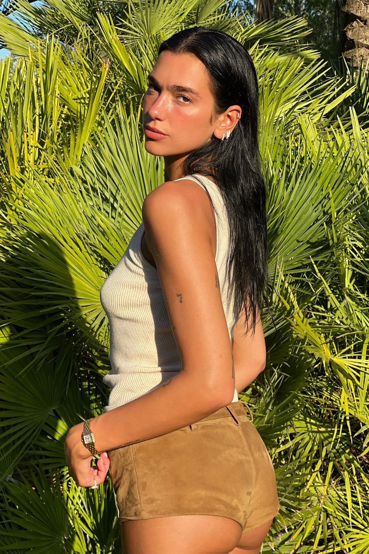 <p><em>Image credit: Instagram.com/dualipa</em></p><h3>Suede anything</h3><p>Suede has been slowly reappearing in celeb wardrobes lately, primarily in calf-high boots and jackets reminiscent of a different era. But it was definitely Dua Lipa's mini brown suede shorts that she recently debuted on Instagram that really stole the show ahead of spring and summer. We've seen both sides of the shorts spectrum trickle down from the wide range of northern hemisphere summery trends&mdash;from micro to oversized and baggy&mdash;and this latest meeting with such a bold, statement-making fabric makes us even more excited for a warm and wild season in the sun.</p>