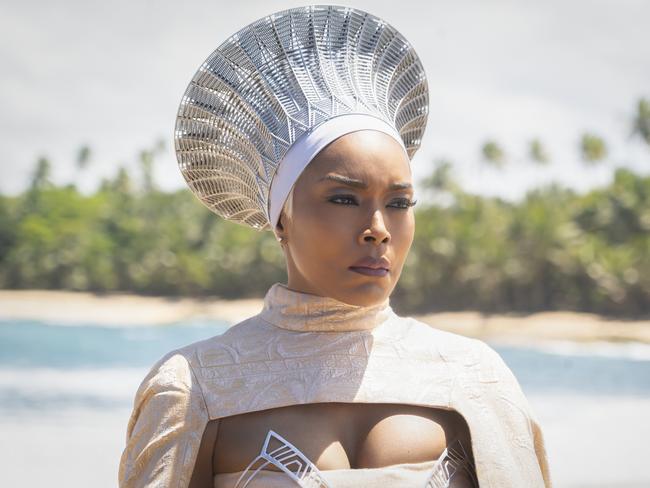 Angela Bassett as Ramonda in Marvel Studios' BLACK PANTHER: WAKANDA FOREVER. Photo by Annette Brown. Ã‚Â© 2022 MARVEL.