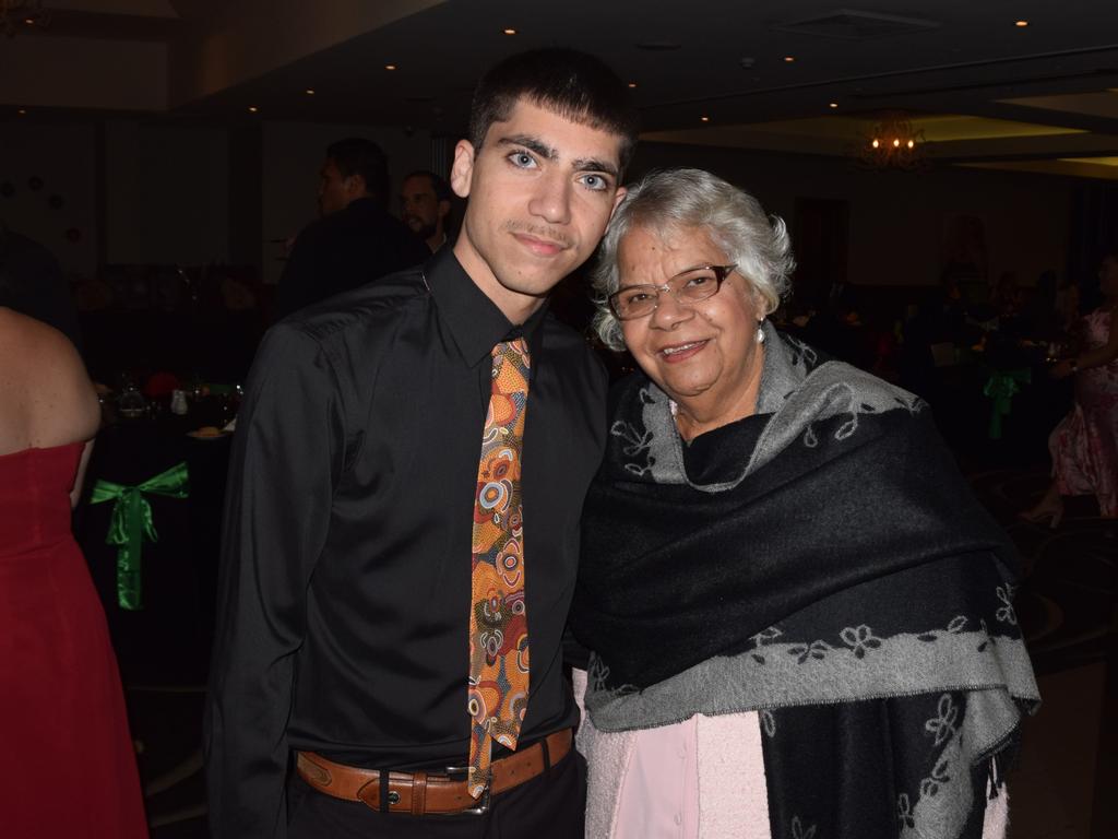 Rockhampton NAIDOC Ball 2021: Kobe Watts and Aunty Carol Mann