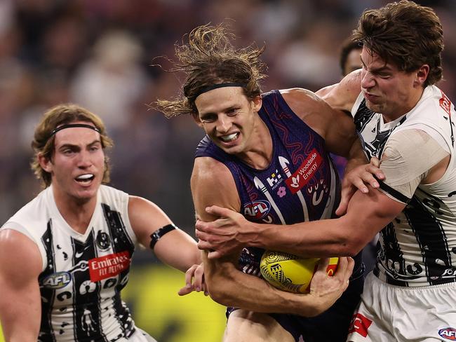 The Dockers and Pies are eyeing places in the top eight this year. Picture: Getty Images