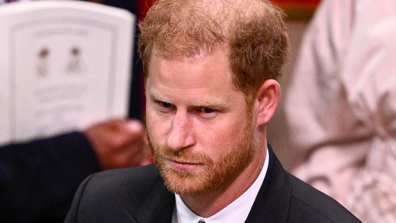 Prince Harry attended the coronation solo. Picture: Gareth Cattermole / Pool / AFP