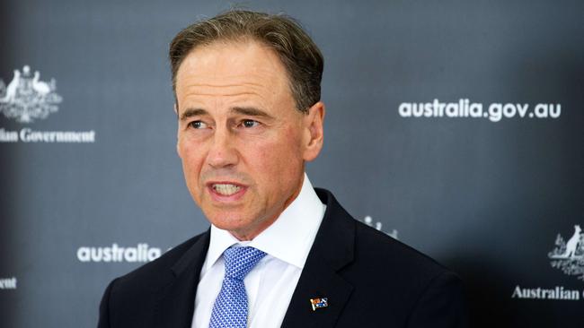 Health Minister Greg Hunt. Picture: NCA NewsWire / Sarah Matray