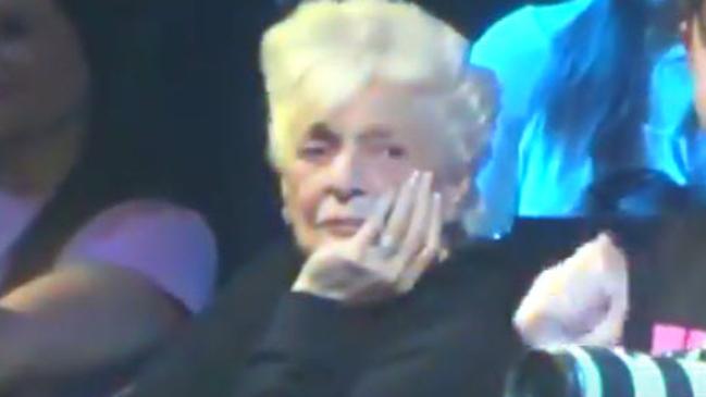 Ariana Grande s grandmother sits front row at her concert and