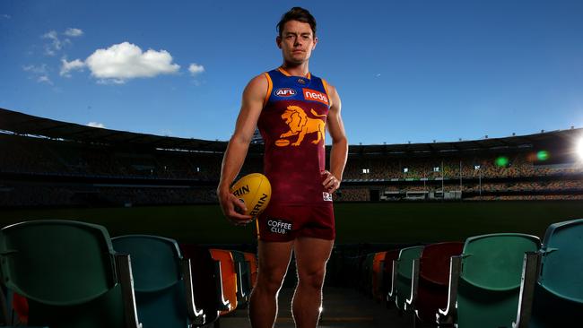 PIC ON HOLD - CONTACT BRISBANE -  Brisbane Lions AFL star Lachie Neale at the Gabba. Pics Adam Head