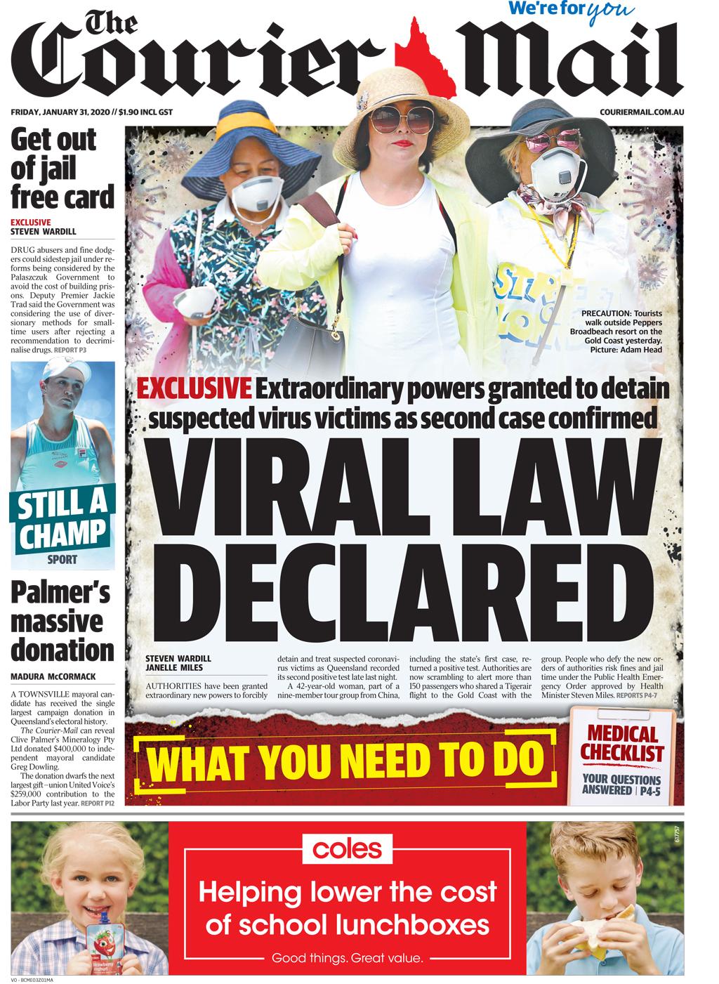 Power To Detain As Second Qld Case Confirmed | The Courier Mail