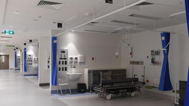 The emergency department at the new Royal Adelaide Hospital. Picture: Tricia Watkinson.