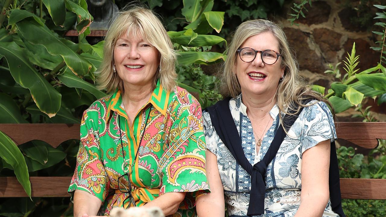 Harvey Norman chief executive Katie Page and Herald and Weekly Times chairman Penny Fowler at the Shine Awards lunch at Cruden Farm. Picture: Yuri Kouzmin