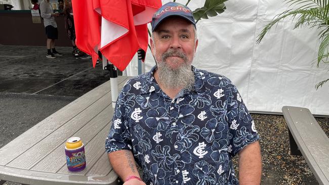 Collin Hughes at Bluesfest 2023. Picture: Savannah Pocock