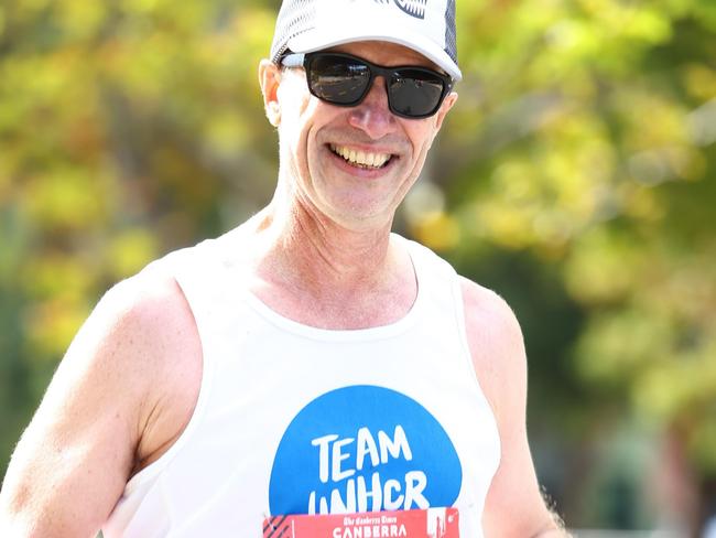 Clontarf barrister Simon Burchett is the top fundraiser for Team UNICEF as he prepares to join tens of thousands of runners in the Sydney Marathon on September 17. Picture: Unicef