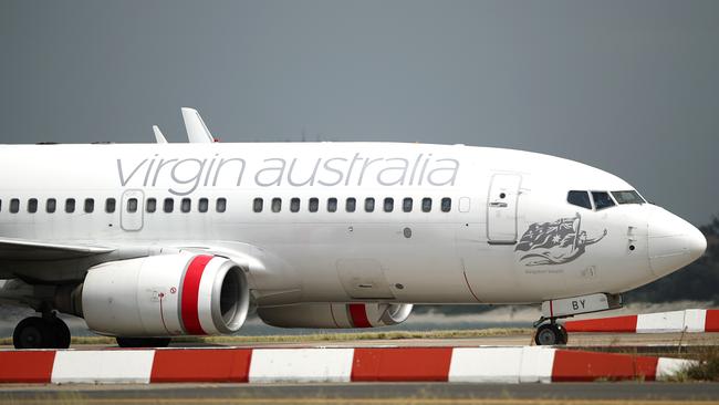 A Virgin Australia plane takes off at Sydney Airport. Photo: Cameron Spencer/Getty Images.