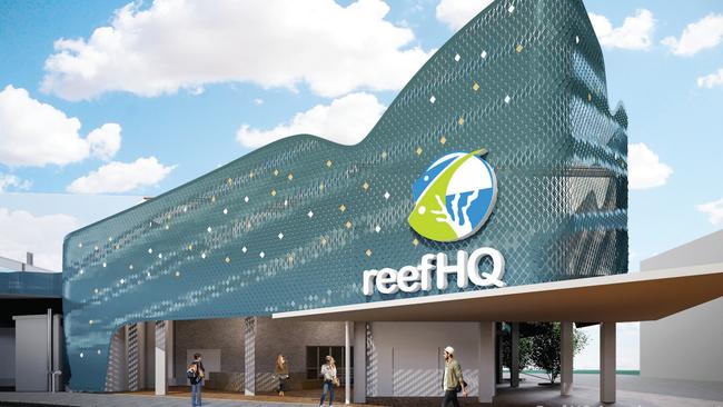 Concept images of the new-look Reef HQ Aquarium.