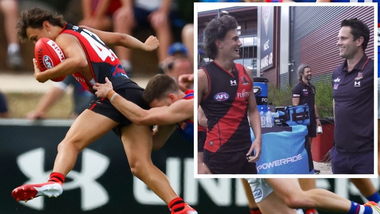 Tex Wanganeen and Gavin Wanganeen at Essendon.